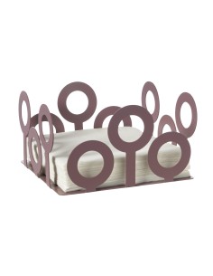 Arti & Mestieri - Portatovaglioli Bollicine-ametista cm 17,5x17,5x10H