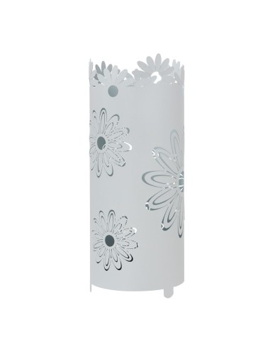 Arti & Mestieri - Portaombrelli di design Margherite bianco marmo 23 x 55 cm di altezza