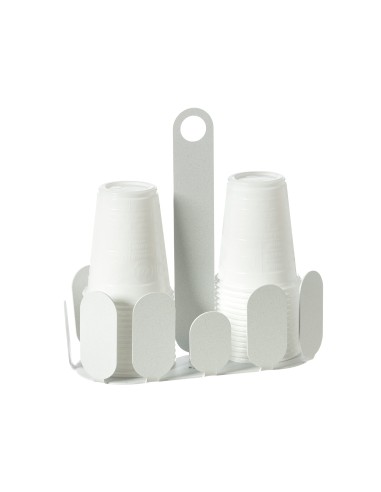 Arti & Mestieri - Porta bicchieri Park-20x8,7x20h cm-bianco marmo
