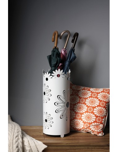 Arti & Mestieri - Portaombrelli di design Margherite fango 23 x 55 cm di altezza