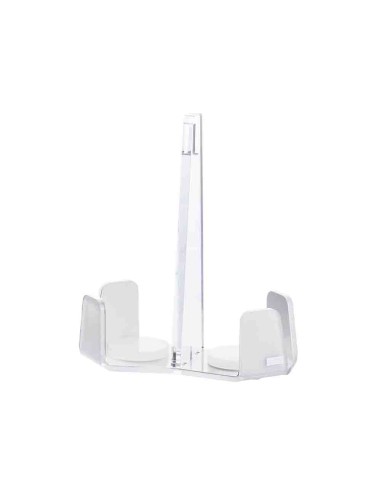 Vesta Home - Portabicchieri Doppio Like Water·bianco Monosatinato·18 X 9 X 20,5 H Th. 5 Mm