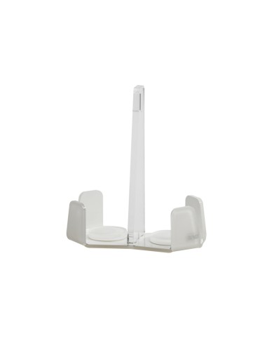 Vesta Home - Portabicchieri Doppio Like Water·bianco Monosatinato·18 X 9 X 20,5 H Th. 5 Mm