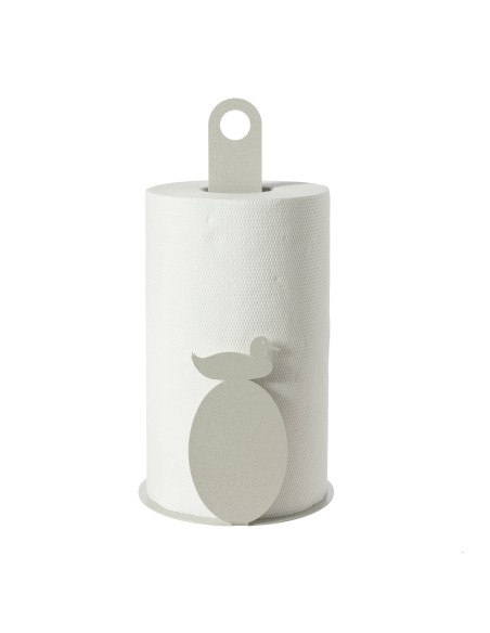 Arti & Mestieri - Porta rotoli da cucina Duck-avorio Ø15x30H