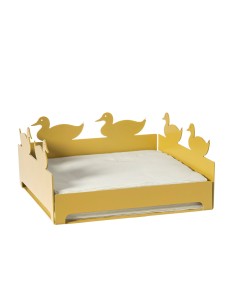 Arti & Mestieri - Portatovaglioli piccolo Duck-ocra cm 17x17x8H 2
