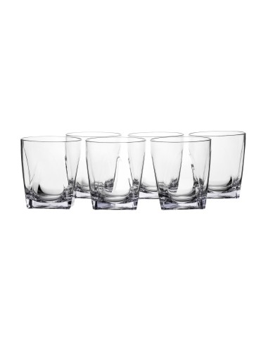 Vesta Home - Tumbler Bicchieri Bassi- Set 6 Pezzi·multicolor·ø8 X 9 H Th. 4 Mm