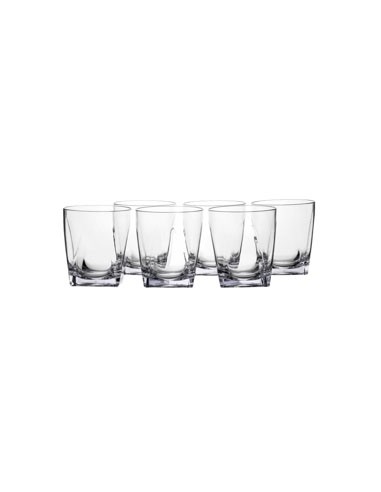 Vesta Home - Tumbler Bicchieri Bassi- Set 6 Pezzi·multicolor·ø8 X 9 H Th. 4 Mm