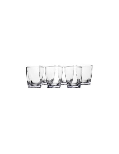 Vesta Home - Tumbler Bicchieri Bassi- Set 6 Pezzi·multicolor·ø8 X 9 H Th. 4 Mm