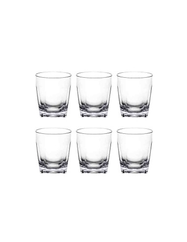 Vesta Home - Tumbler Bicchieri Bassi- Set 6 Pezzi·multicolor·ø8 X 9 H Th. 4 Mm