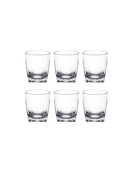 Vesta Home - Tumbler Bicchieri Bassi- Set 6 Pezzi·multicolor·ø8 X 9 H Th. 4 Mm