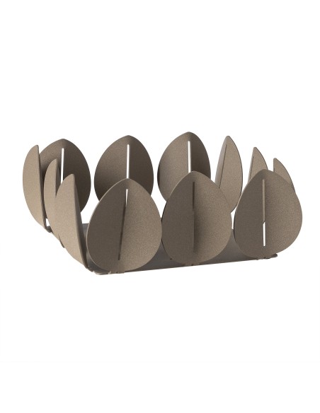 Arti & Mestieri - Portatovaglioli Ficus beige 21x21x9h cm