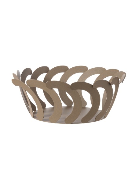 Arti & Mestieri - Centrotavola piccolo Mambo-⌀-beige 21cm, 10,5h cm