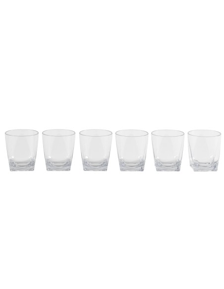Vesta Home - Tumbler Bicchieri Bassi- Set 6 Pezzi·trasparente·ø8 X 9 H Th. 4 Mm