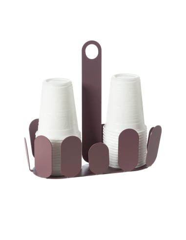 Arti & Mestieri - Porta bicchieri Park-ametista 20x8,7x20h cm