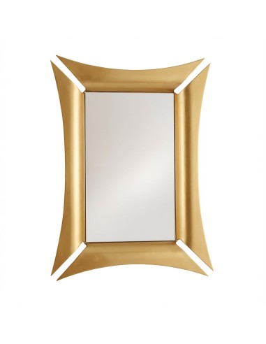 Arti & Mestieri - Specchio decorativo da parete Morgana rettangolare oro trasparente-72 x 100h cm