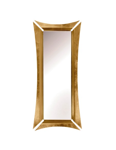 Arti & Mestieri - Specchio lungo da terra Morgana oro trasparente cm 75x167H (42x135)