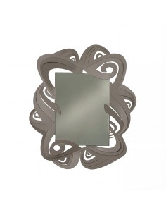 Arti & Mestieri - Specchio da parete di design Penelope-87 x-fango 100h cm