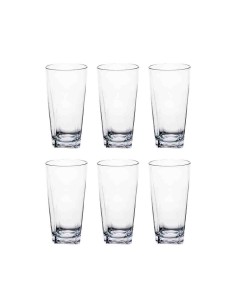 Vesta Home - Tumbler Bicchieri Alti-set 6 Pezzi·trasparente·ø8 X 15 H Th. 4 Mm