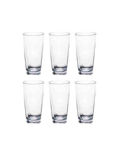 Vesta Home - Tumbler Bicchieri Alti-set 6 Pezzi·trasparente·ø8 X 15 H Th. 4 Mm