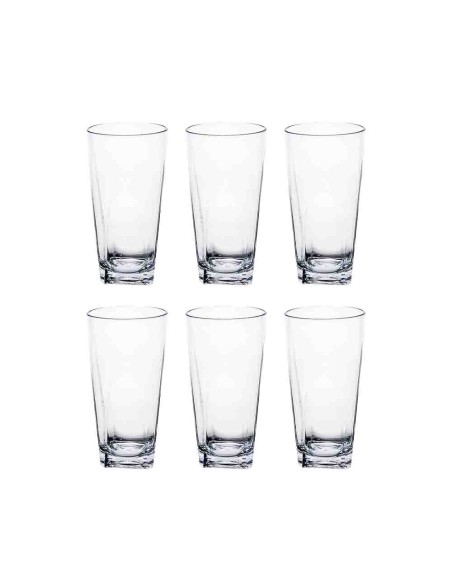 Vesta Home - Tumbler Bicchieri Alti-set 6 Pezzi·trasparente·ø8 X 15 H Th. 4 Mm