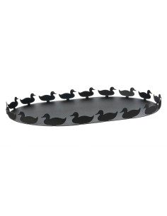 Arti & Mestieri - Vassoio Duck-nero cm 45x30,5x3,5H