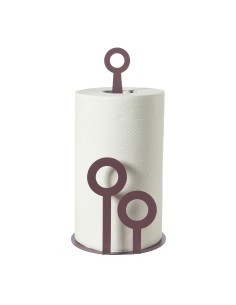 Arti & Mestieri - Porta rotoli da cucina Bollicine-ametista Ø15x30H 2