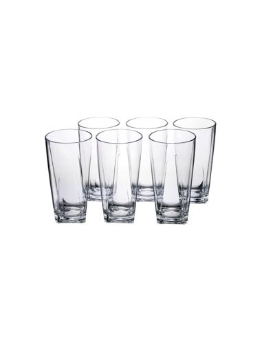 Vesta Home - Tumbler Bicchieri Alti-set 6 Pezzi·trasparente·ø8 X 15 H Th. 4 Mm