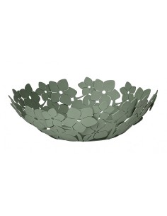 Arti & Mestieri - Centro tavola di design floreale grande verde salvia 40 x 15 cm di altezza