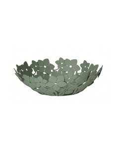 Arti & Mestieri - Centro tavola di design floreale Fior di Loto piccolo verde salvia 28 x 11 cm di altezza