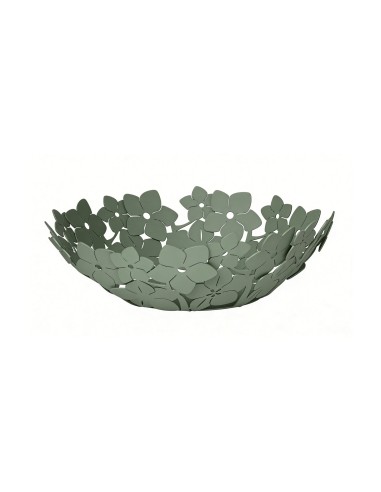 Arti & Mestieri - Centro tavola di design floreale Fior di Loto piccolo verde salvia 28 x 11 cm di altezza