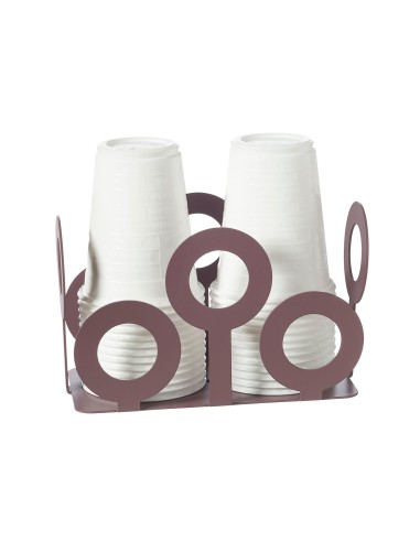 Arti & Mestieri - Porta bicchieri Bollicine-ametista 16x8,5x10h cm
