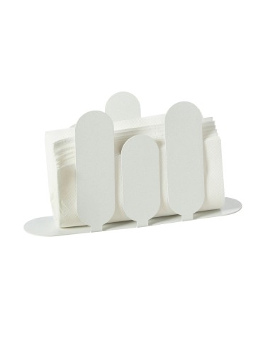 Arti & Mestieri - Portatovaglioli verticale Park-bianco marmo 24x6x13h cm