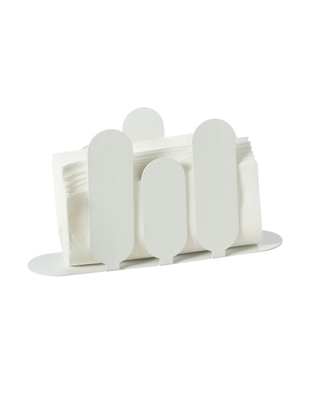 Arti & Mestieri - Portatovaglioli verticale Park-bianco marmo 24x6x13h cm