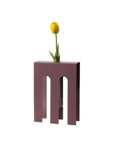 Arti & Mestieri - Vaso portafiore decorativo De Chirico-18x6x25h cm (⌀-ametista 25mm per la fiala)