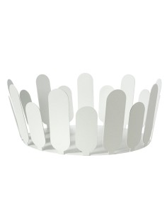 Arti & Mestieri - Centrotavola grande Park-bianco marmo ⌀ 28cm, 13h cm