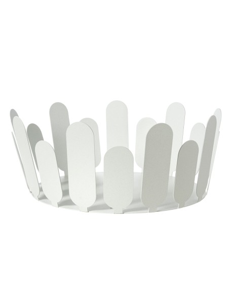 Arti & Mestieri - Centrotavola grande Park-bianco marmo ⌀ 28cm, 13h cm