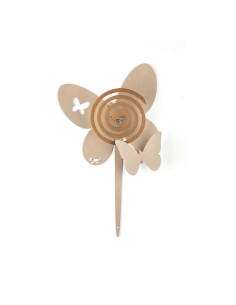 Arti & Mestieri - Porta zampironi Farfalla da vaso-beige 20 x 35H cm 2