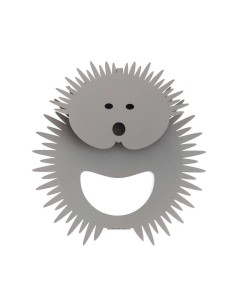 Arti & Mestieri - Porta Umidificatore Riccio-fango 24 x 24 cm di altezza