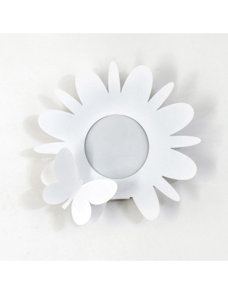 Arti & Mestieri - Porta umidificatore Fiorello-bianco 24 x 24 cm di altezza
