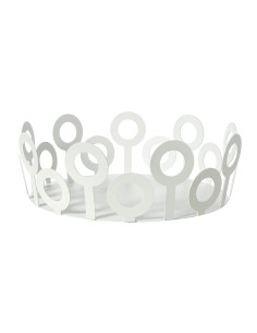 Arti & Mestieri - Centrotavola grande Bollicine-bianco marmo ⌀ 28cm, 10h cm 2