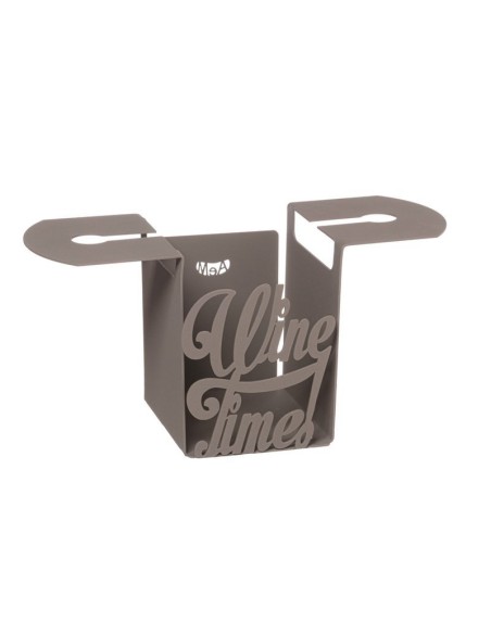 Arti & Mestieri - Porta Set da tavola moderno Wine Fango 10x34Px11h