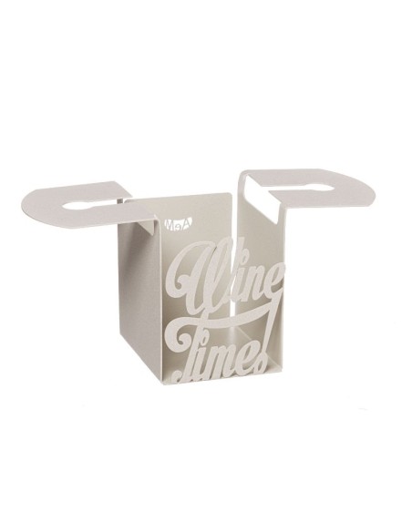 Arti & Mestieri - Porta Set da tavola moderno Wine Avorio 10x34Px11h