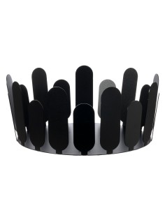 Arti & Mestieri - Centrotavola grande Park-⌀-nero 28cm, 13h cm