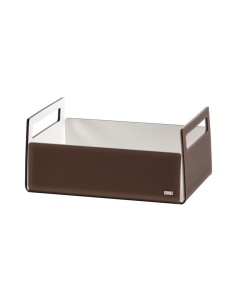Vesta Home - Cassettina Like Water·marrone Monosatinato·29 X 21 X 13 H Th. 5 Mm 2