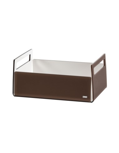 Vesta Home - Cassettina Like Water·marrone Monosatinato·29 X 21 X 13 H Th. 5 Mm