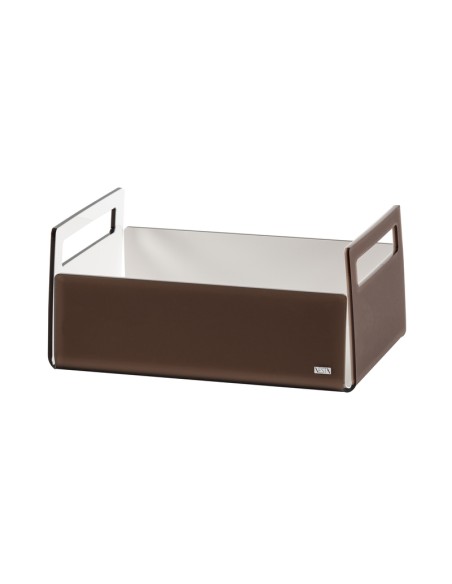 Vesta Home - Cassettina Like Water·marrone Monosatinato·29 X 21 X 13 H Th. 5 Mm
