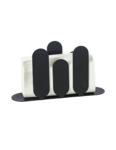 Arti & Mestieri - Portatovaglioli verticale Park-24x6x13h cm-nero