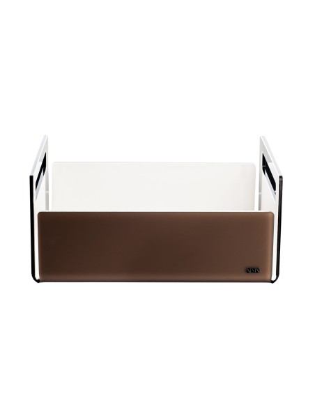 Vesta Home - Cassettina Like Water·marrone Monosatinato·29 X 21 X 13 H Th. 5 Mm