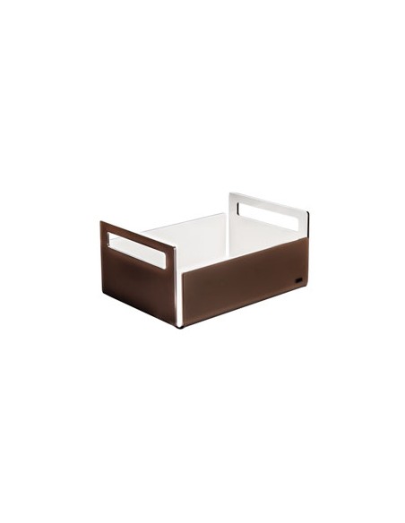 Vesta Home - Cassettina Like Water·marrone Monosatinato·29 X 21 X 13 H Th. 5 Mm