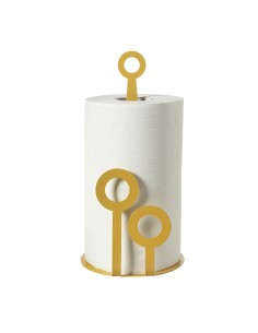 Arti & Mestieri - Porta rotoli da cucina Bollicine-⌀-ocra 15x30h cm 2
