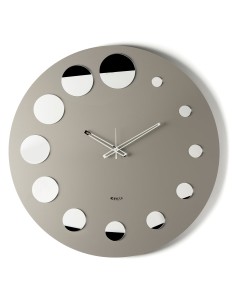 Arti & Mestieri-Orologio da parete Bodoni fango 62 x 70 cm di altezza - ∅ cm 24 quadrante